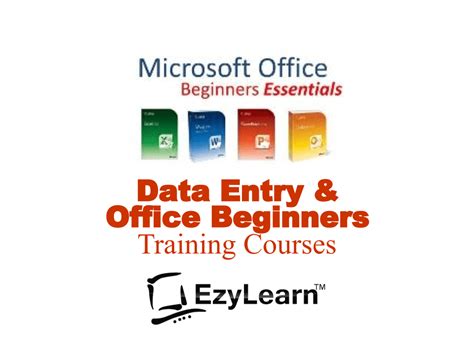 Certificate In Data Entry And Microsoft Office Essentials Training Course