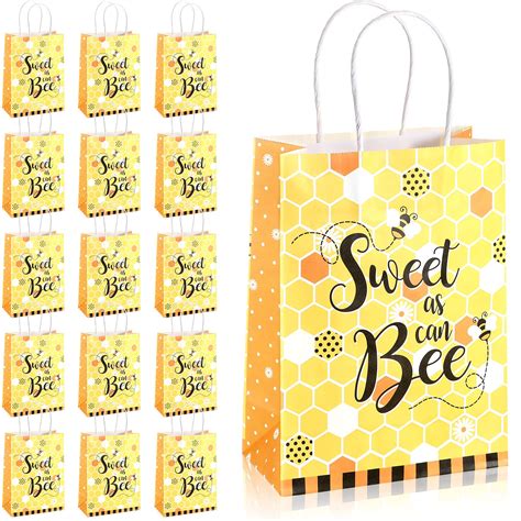Buy 16 Pcs Bee Party Favors Honey Bee Gift Bags Bee Theme Goodie Bags