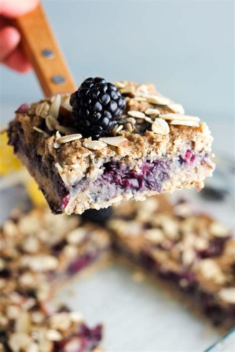 Blackberry Breakfast Bars Recipe Healthy Ideas For Kids