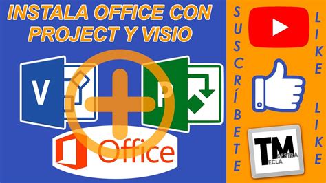 Instalar Office Y Project Y Visio 2016 Youtube