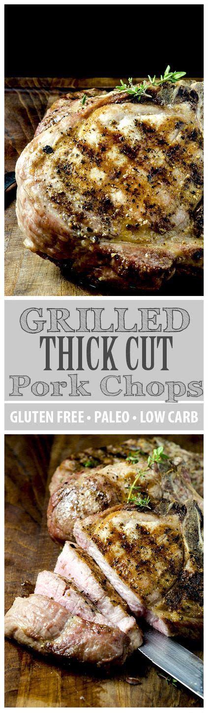 Cut off the rind and excess fat around the pork chops. Grilling Pork Chops | Recipe | Grilling recipes, Thick ...