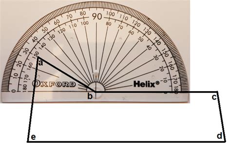 Draw Angles With A Protractor 1