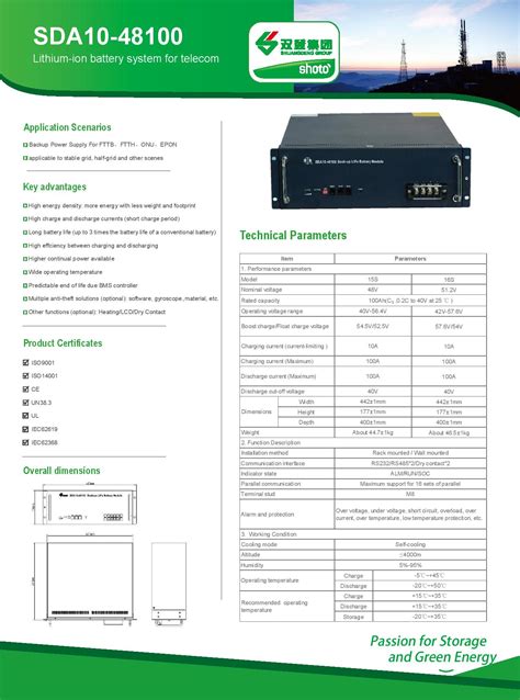 Shoto Sda10 48100 100ah 48v Lithium Battery Solarshop Pakistan