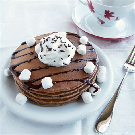 Hot Cocoa Pancakes Recipe With Images Yummy Pancake Recipe Tasty