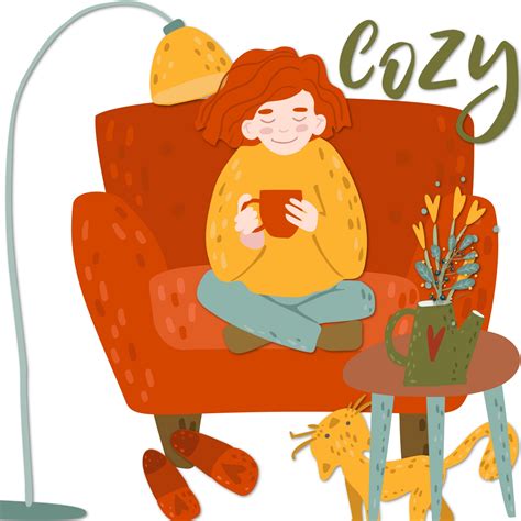 Cozy At Home Illustration Free Stock Photo Public Domain Pictures