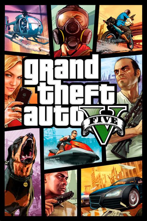 Grand Theft Auto V Pc Game Box Cover Art 🕹️ Pc Games Archive