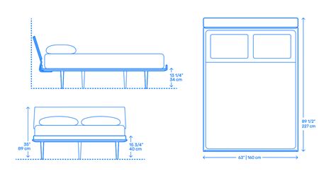 Nelson Thin Edge Bed Dimensions And Drawings