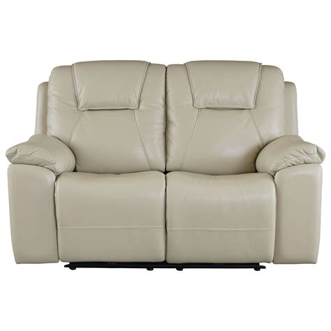 Bassett Club Level Chandler Casual Reclining Loveseat With Cup