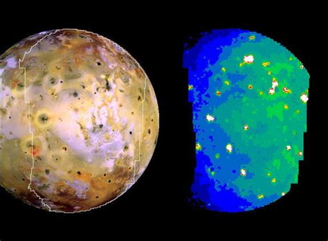Volcanic Eruptions On Io Jupiters Pizza Moon Spotted By Seti