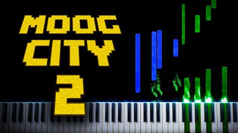 C418 Moog City 2 From Minecraft Volume Beta Piano Tutorial Youtube