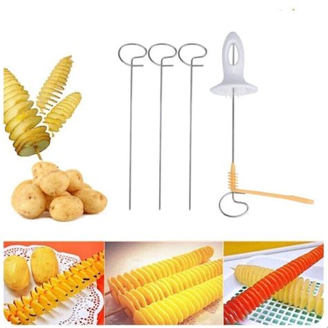 White Stainless Steel Tornado Potato Spiral Cutter Slicer At Rs 160 In