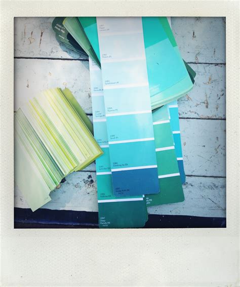 Check spelling or type a new query. Paint chips from the Color-Themed Party Shoot | Photo ...