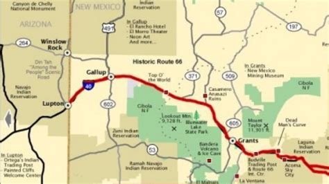 Arizona Map I 40