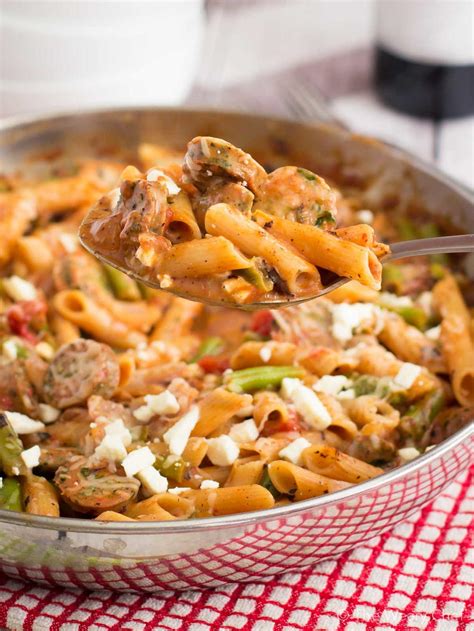 Remove the sausage from the pan and set aside. Easy Italian Sausage Pasta Skillet Recipe | RecipeLion.com