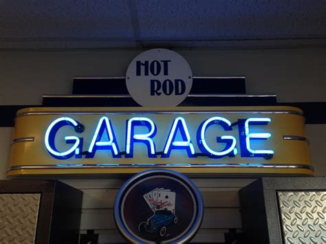Neonzeichen Für Die Garage