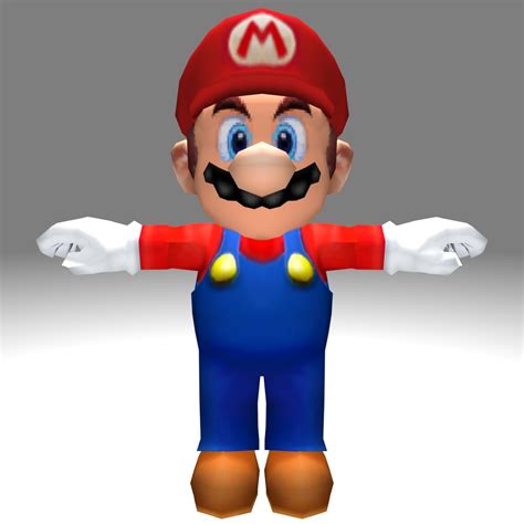 Free Mario Bros 3d Model