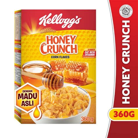 Jual Kelloggs Corn Flakes Honey Crunch 400gr Kemasan Baru 360gr