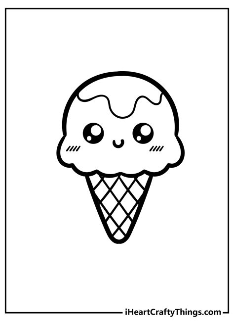 Printable Cute Food Coloring Pages Updated 2023