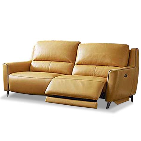 Pavel Electric Reclining 3 Seater Sofa With Usb Leather Category 20
