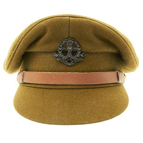 British Wwii Officer Peaked Visor Cap International Military Antiques