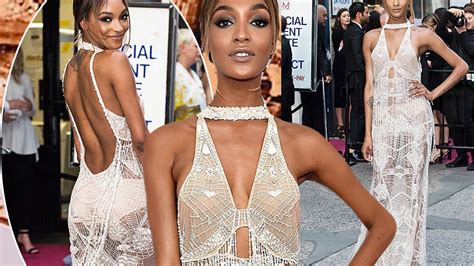 Jourdan Dunn Flashes Nude Knickers In Glamorous Sheer Dress At Cfda