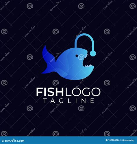 Abstract Colorful Fish Logo Template Stock Illustration Illustration