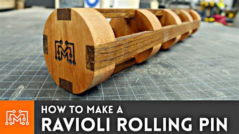 How To Make A Ravioli Rolling Pin Woodworking Youtube