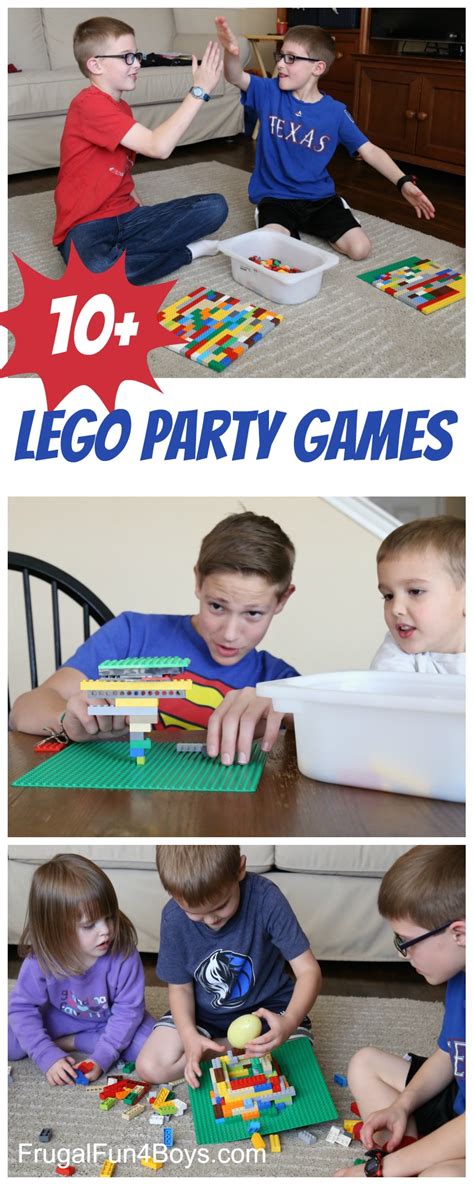 10 Totally Awesome Lego Party Games Frugal Fun For Boys And Girls