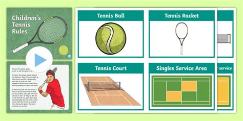 Tennis Powerpoint Rules And Regulations Twinkl