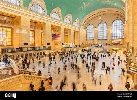 Main Concourse At Grand Central Terminal New York City New York State