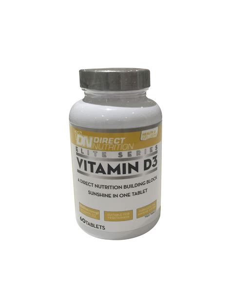 Elite Vitamin D3 Tablets Direct Nutrition