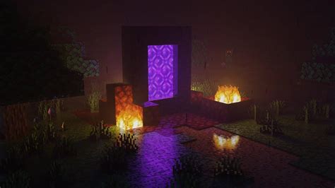 Minecraft New Shaders And A Nether Portal Part 2 Youtube