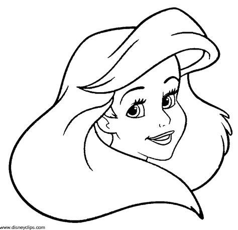 Princess Face Coloring Pages Coloring Home