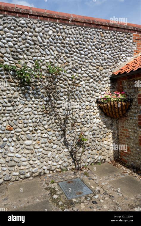Flint Stone Walls That Many Buildings Were Made From In And Around The