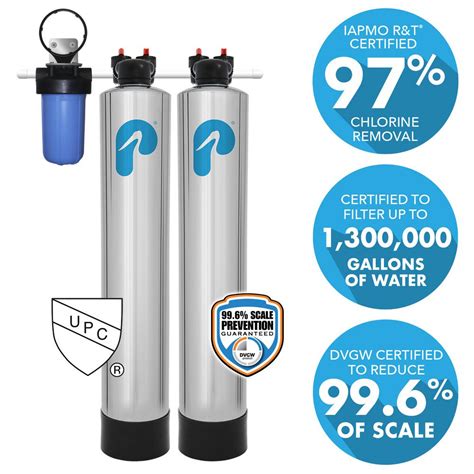 Pelican Water 15 Gpm Whole House Water Filtration And Natursoft Salt