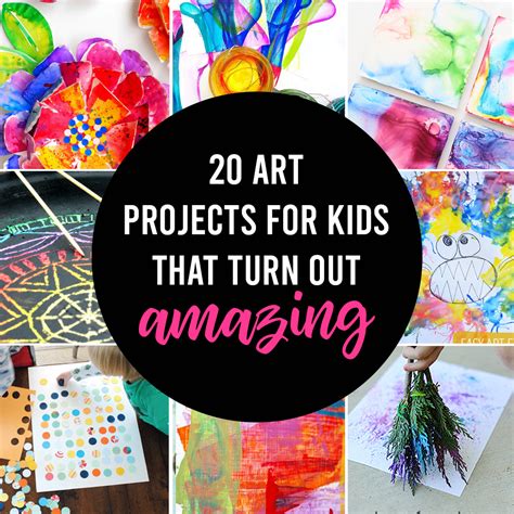 20 Easy Gorgeous Art Projects For Kids Its Always Autumn