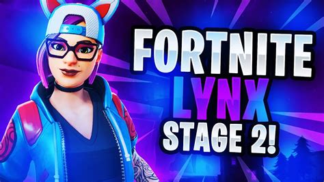 Fortnite Season 7 Lynx Skin Stage 1 Gameplay New Update Youtube