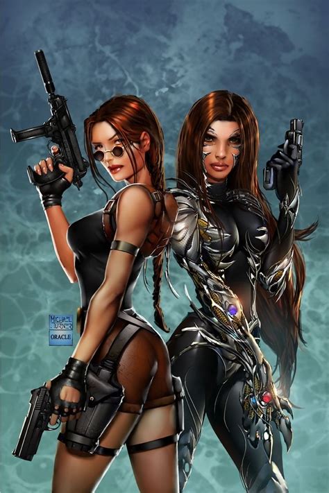 Ilustraciones Michael Turner Comics Girls Tomb Raider