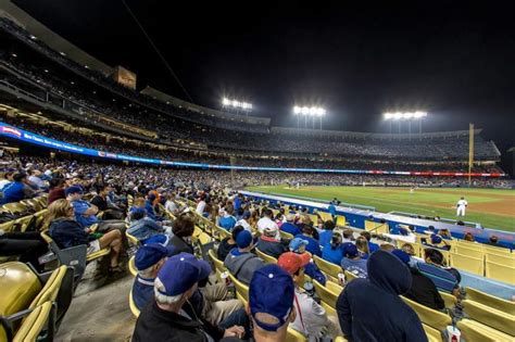 Dodger Stadium Section Field Box Vip 24 Row G Seat 5 Home Of Los