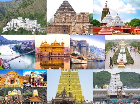 Popular Pilgrimages And Religious Destinations In India