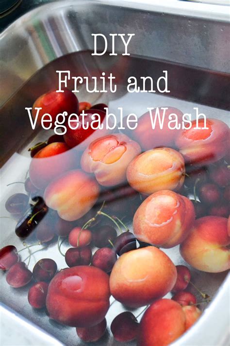 Allow this to sit on the fruit for 60 seconds. Kitchen Kapers: DIY Fruit & Veggie Wash - A Pretty Life In ...