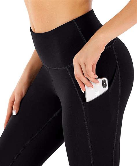 ewedoos high waisted yoga pants with pockets for women leggings with pockets wor ebay