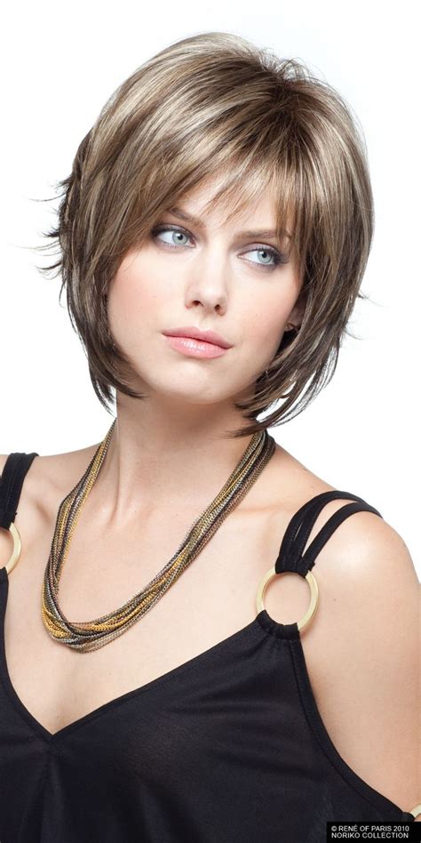 Wispy bangs for thin hair. 15 Fashionable Bob Hairstyles with Layers - Pretty Designs