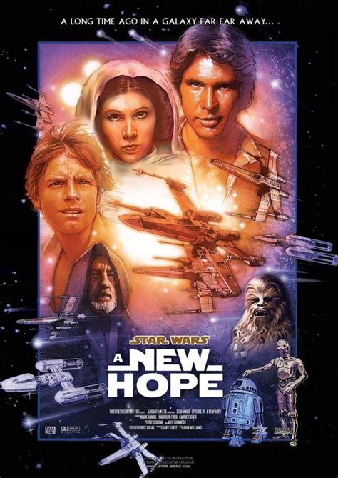 Star Wars Iv A New Hope Movie Poster By Nei1b On Deviantart Star