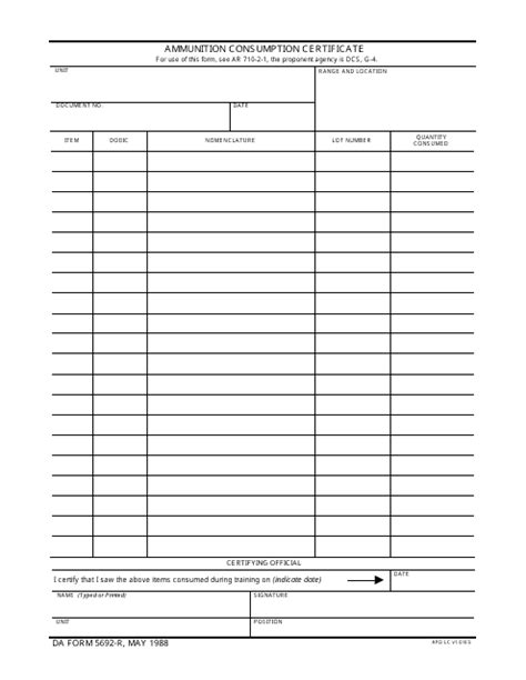 Da Form 5692 Fill Out Sign Online And Download Fillable Pdf