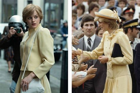 all of princess diana s most famous looks recreated in the crown princess diana princess