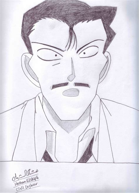 Detective Conan Drawing Easy How To Draw Detective Conan Step By