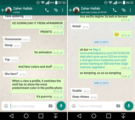Freeze your last seen status. New Whatsapp Beta Released, Features Improved Material ...