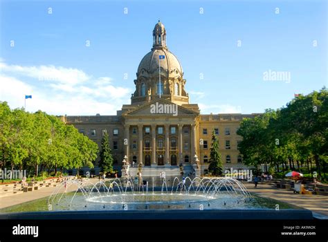 Provincial Capital Edmonton Alberta Canada Legislative Building