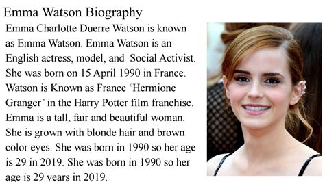 Emma Watson Biography By Lovely Singh Issuu
